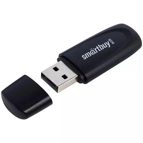 USB-накопитель 8 GB SmartBuy Scout черный
