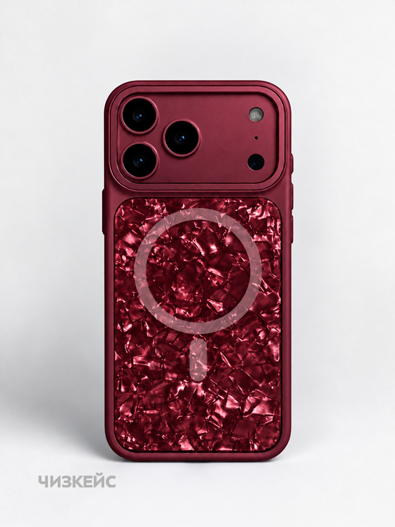 Чехол Фруктовый лед iPhone 17 Pro Max/18 Pro Max бордовый