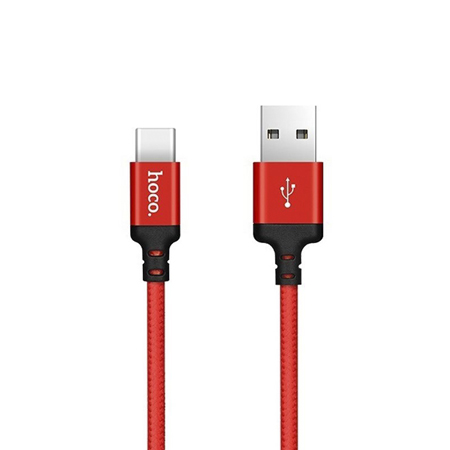 USB-кабель HOCO X14 TYPE-C 1 м черный красный
