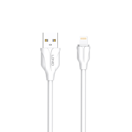 USB-кабель LDNIO LS362 iPhone Lightning (2.4А) 2 м белый