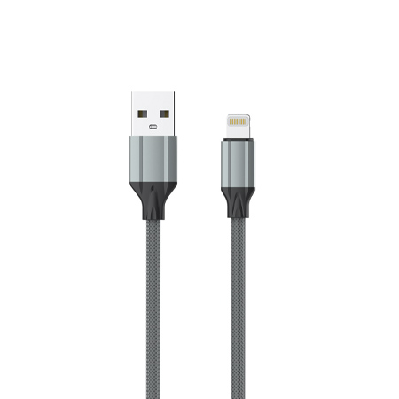 USB-кабель LDNIO LS442 iPhone Lightning (2.4А) 2 м серый