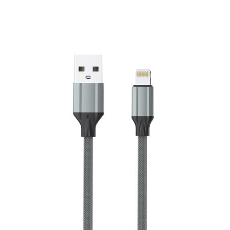 USB-кабель LDNIO LS441 iPhone Lightning (2.4А) 1 м серый