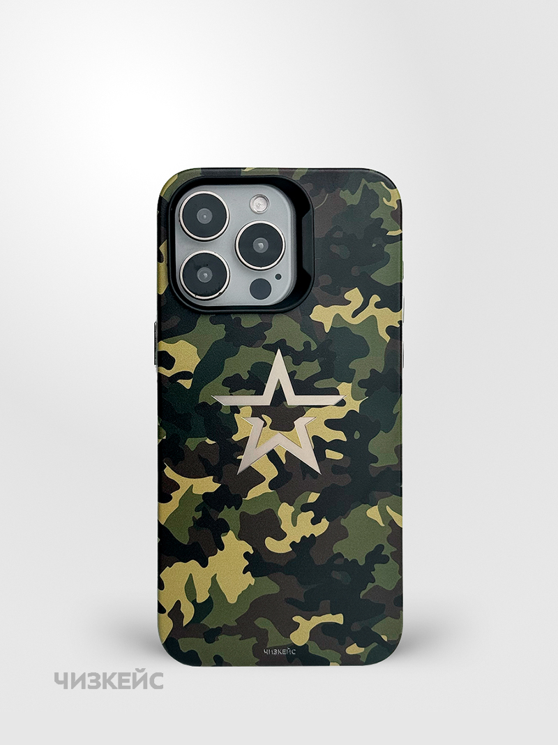 Чехол Чизкейс MagSafe iPhone 13 Pro Max Звезда2 черный