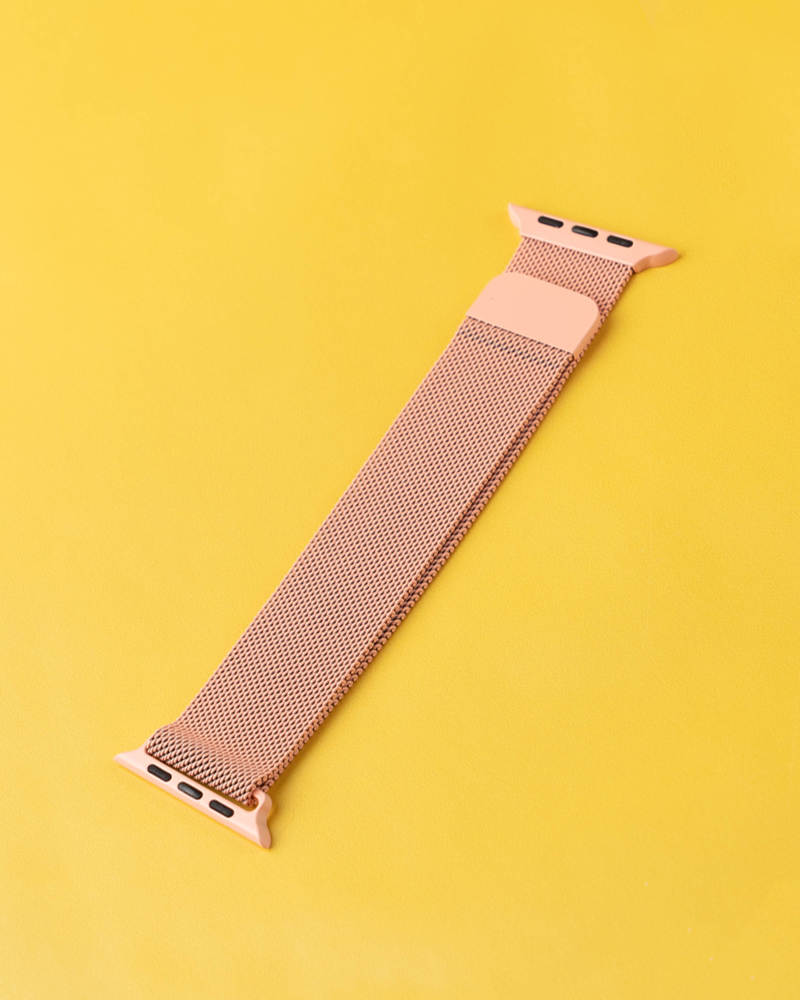 Ремешок Apple Watch 42/44 мм миланская петля розовый