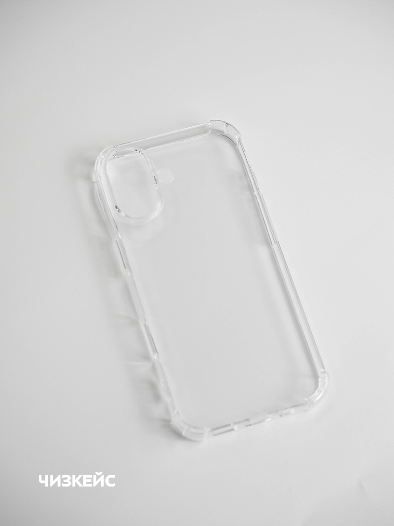 Чехол PP усиленный iPhone 17 силикон прозрачный
