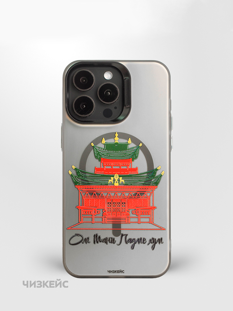 Чехол Чизкейс MagSafe iPhone 15 Pro Max Дацан черный Чехол Чизкейс MagSafe iPhone 15 Pro Max Дацан черный