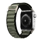 Ремешок Alpine Loop Apple Watch 42/44/45/49 мм M черный/зеленый