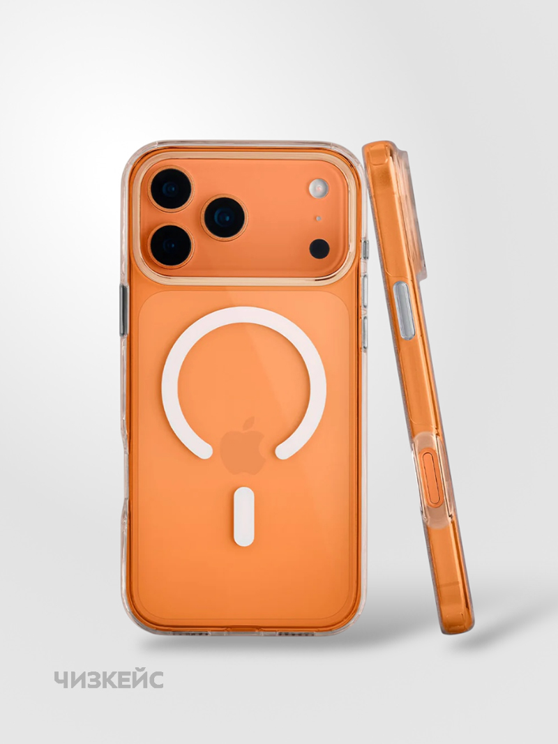 Чехол Apple Clear Case iPhone 17 Pro Max MagSafe прозрачный