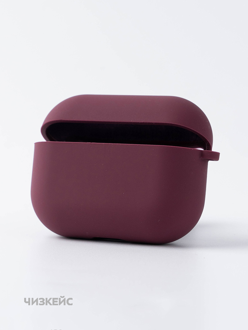 Чехол Apple AirPods Pro 3 Silicone Case бордо