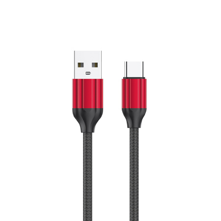 USB-кабель LDNIO LS431 Type-C (2.4А) 1 м красный