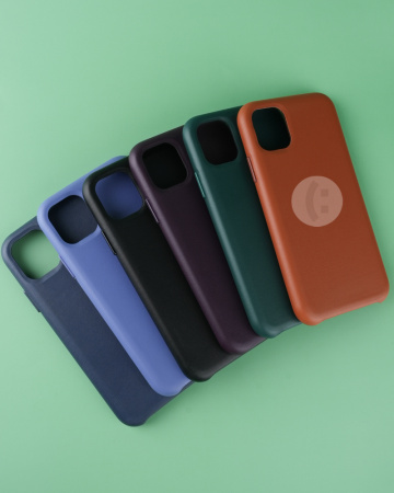 Чехол Eco-Leather iPhone 15 черный