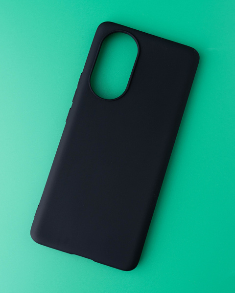 Чехол- накладка MS Realme 9 4G матовый силикон черный