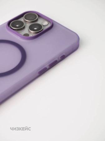 Чехол Дайкири Magsafe iPhone 16 Pro Max фиолетовый