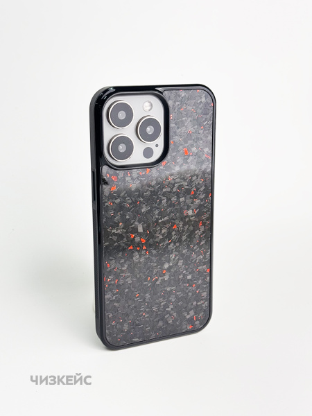 Чехол Бесконечность iPhone 17 Pro Max MagSafe красный