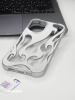 Чехол Тату iPhone 14 Pro серебро