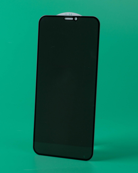 Защитное стекло Chizcase iPhone 15 Pro приватное черный