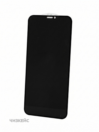 Защитное стекло Чизкейс iPhone 12 Pro Max приватное черный