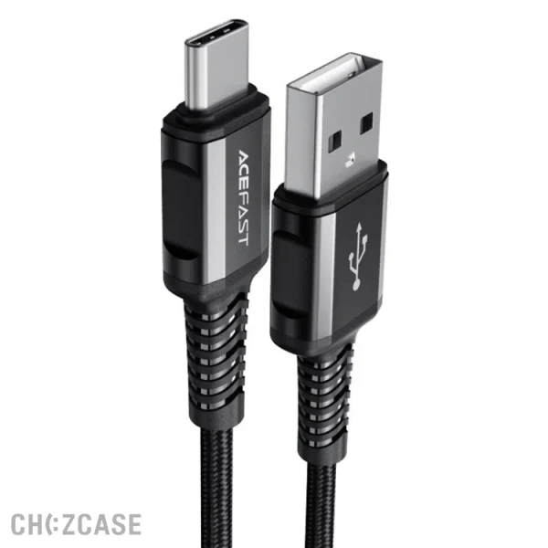 USB-кабель AceFast C1-04 Type-C 1 м черный