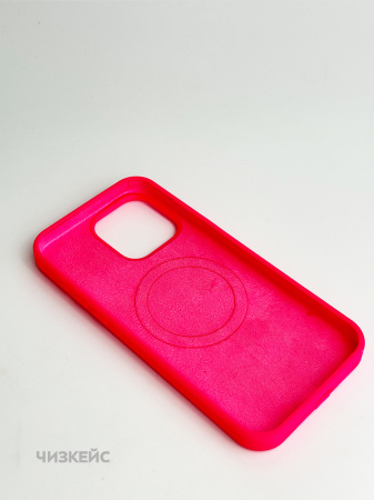 Чехол для iPhone 14 Pro Max в Иркутске с доставкой по России по цене 599 ₽ | Интернет-магазин Chizcase Чехол Палитра MagSafe iPhone 14 Pro Max ярко-розовый