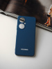 Чехол Silicone Cover Huawei Nova 11 темно-синий