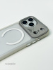 Чехол Марафон iPhone 17 Pro Max/18 Pro Max MagSafe белый