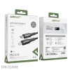 USB-кабель AceFast C1-01 Type-C/Lightning (3A, PD) 1.2 м черный