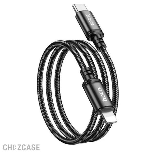 USB-кабель HOCO X89 Type-C/Lightning (3A, PD 20W) 1 м черный