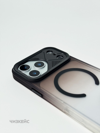 Чехол Марафон iPhone 17 Pro Max/18 Pro Max MagSafe черный