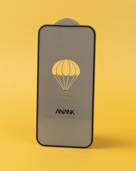 Защитное стекло ANANK 2.5D Silicone Edge iPhone 14 Pro черный