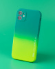Чехол X-LEVEL Rainbow iPhone 13 Pro Max зелено-желтый