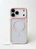 Чехол MOSBROS Comfortable Magsafe iPhone 17 Pro розовый