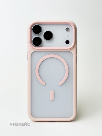 Чехол MOSBROS Comfortable Magsafe iPhone 17 розовый