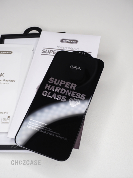 Защитное стекло SUPGLASS iPhone 15 Pro Max черный
