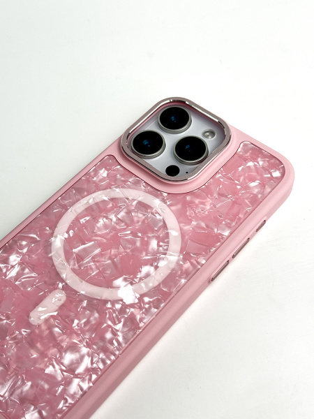 Чехол Фруктовый лед iPhone 15 Pro розовый