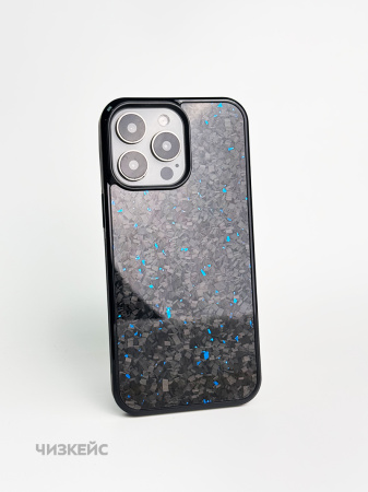 Чехол Бесконечность iPhone 17 Pro Max MagSafe синий