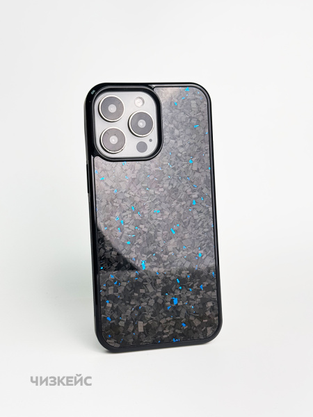 Чехол Бесконечность iPhone 17 Pro Max MagSafe синий