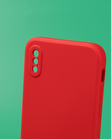 Чехол- накладка MY COLORS iPhone XR силикон красный