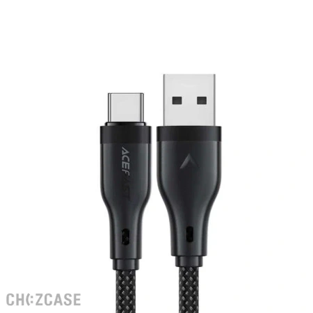 USB-кабель AceFast C8-04 Type-C (3A, 60W) 1.2 м черный