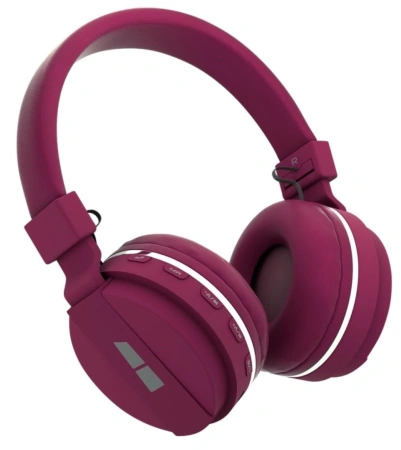 Наушники беспроводные More Choice HW15 (Bluetooth) полноразмерные красный