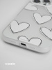 Чехол Чизкейс iPhone 14 Pro Сердце2 белый