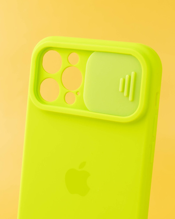 Чехол- накладка Touch Slide iPhone 13 Pro зеленый