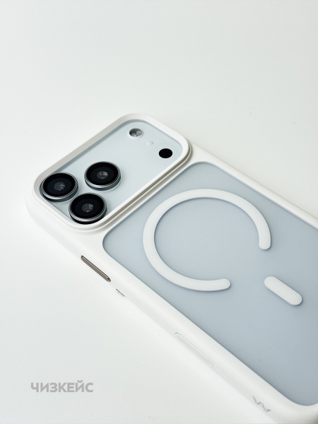 Чехол MOSBROS Comfortable Magsafe iPhone 17 Pro белый