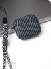Чехол Luxo Carbon Apple AirPods 1/2 черный