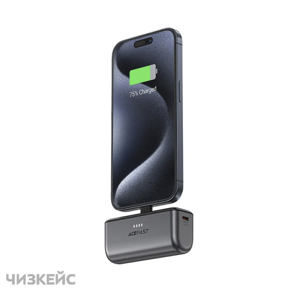 Внешний аккумулятор AceFast M9 5000 mAh (1USB-C, PD 20W) черный