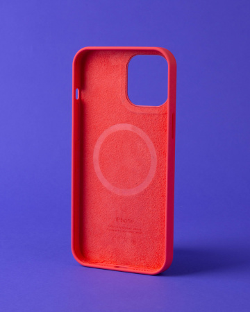 Чехол- накладка Apple Silicone Case Magsafe iPhone 14 Pro Max силикон темно-синий