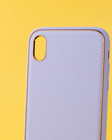 Чехол- накладка Glam iPhone X/XS фиолетовый