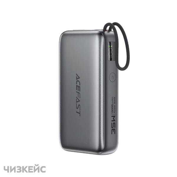 Внешний аккумулятор AceFast M32 10000 mAh (2USB-C + USB-A, LED, PD 35W) черный