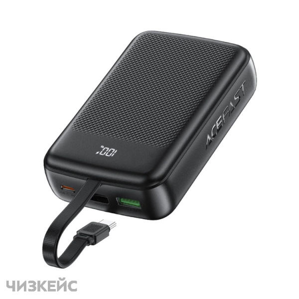 Внешний аккумулятор AceFast M14 20000 mAh (1USB-A, 2USB-C, PD 22.5W) черный
