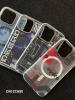 Чехол OGBRO iPhone 15 Pro img001 прозрачный красный