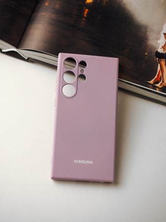 Чехол Silicone Cover Samsung S23 лавандовый
